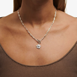 Curvy Layers T-Lock Necklace