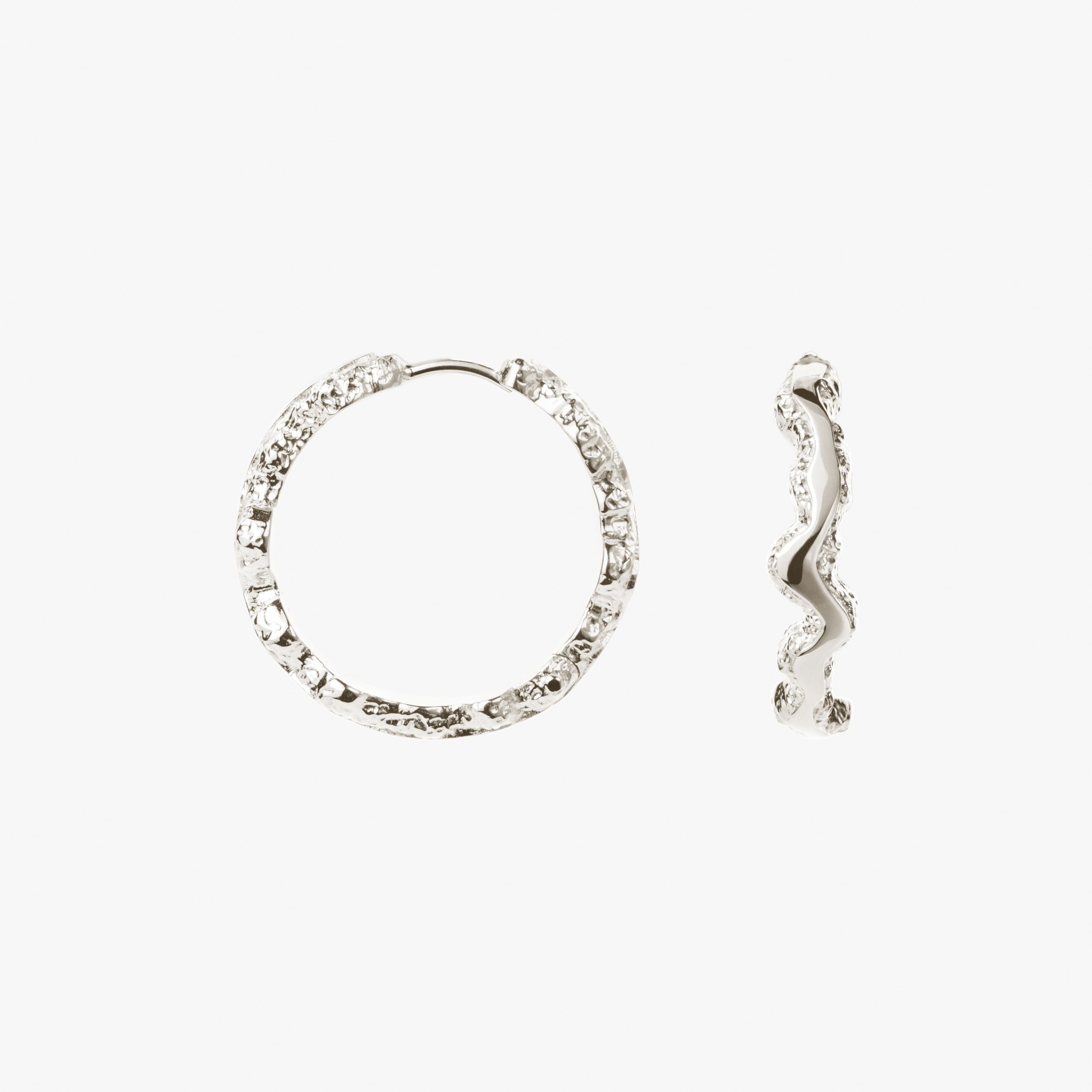 Large Shiny Sparkly Hoops