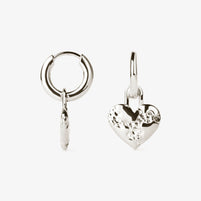 Heart Contrast Earring