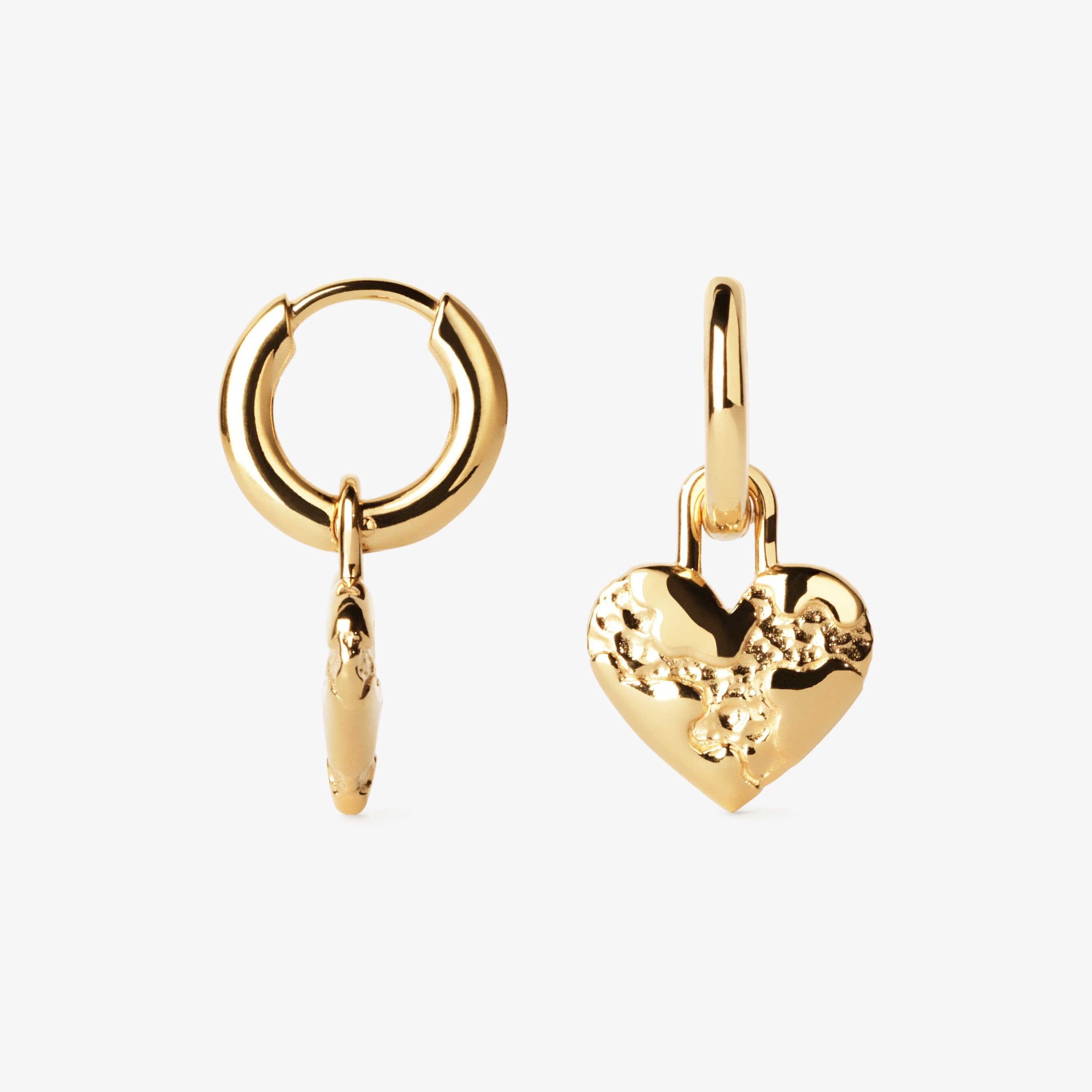 Heart Contrast Earring