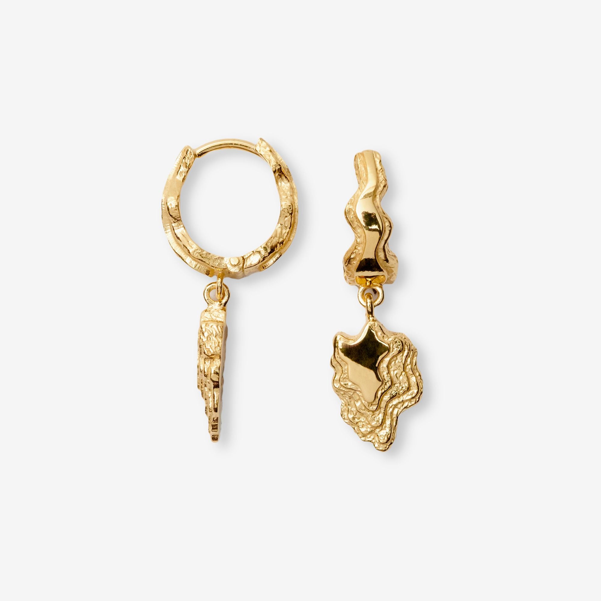 Large Blurry Layers Earrings