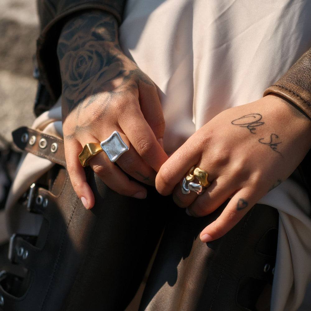 Large Rebel Signet Ring