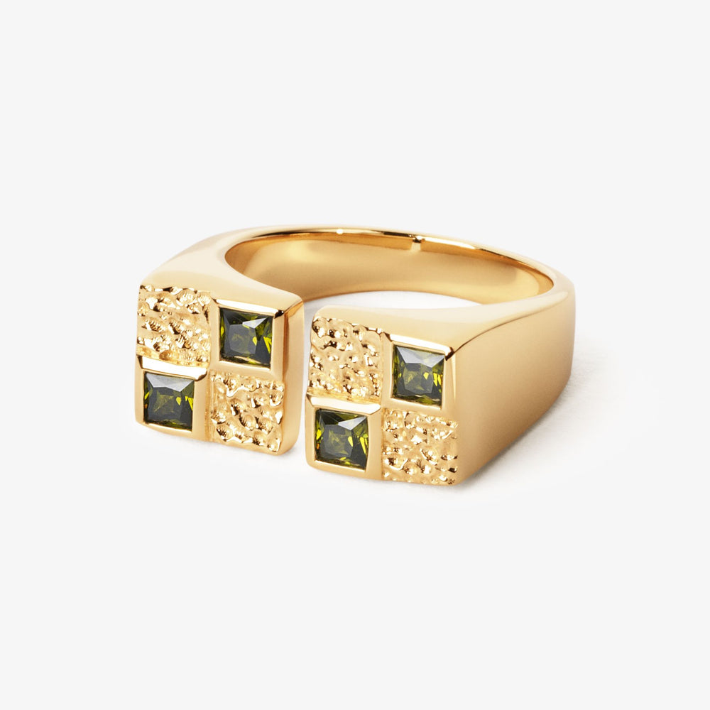 Statement Clash Contrast Ring