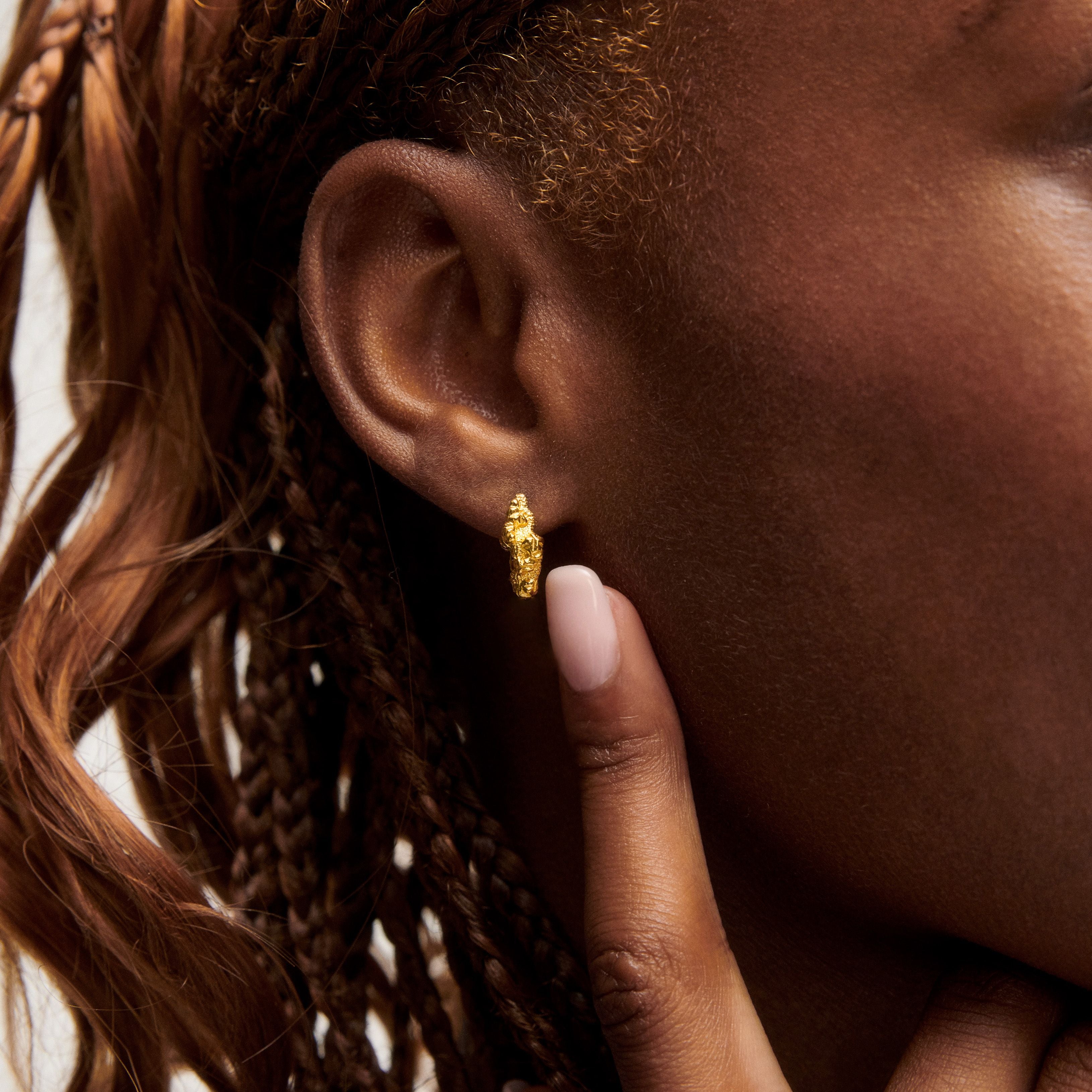 Small Levitate Crush Hoops