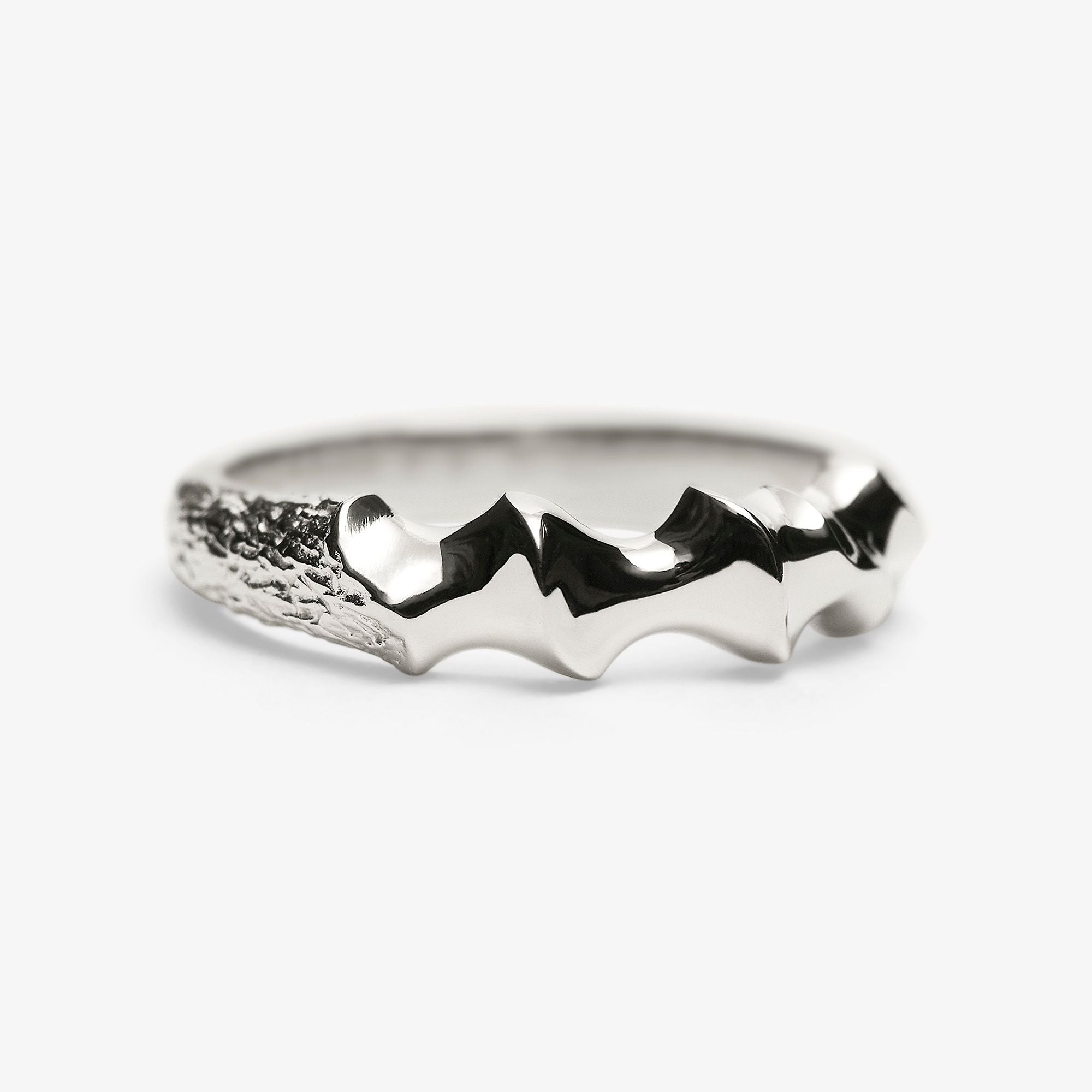 Silver hot sale batman ring