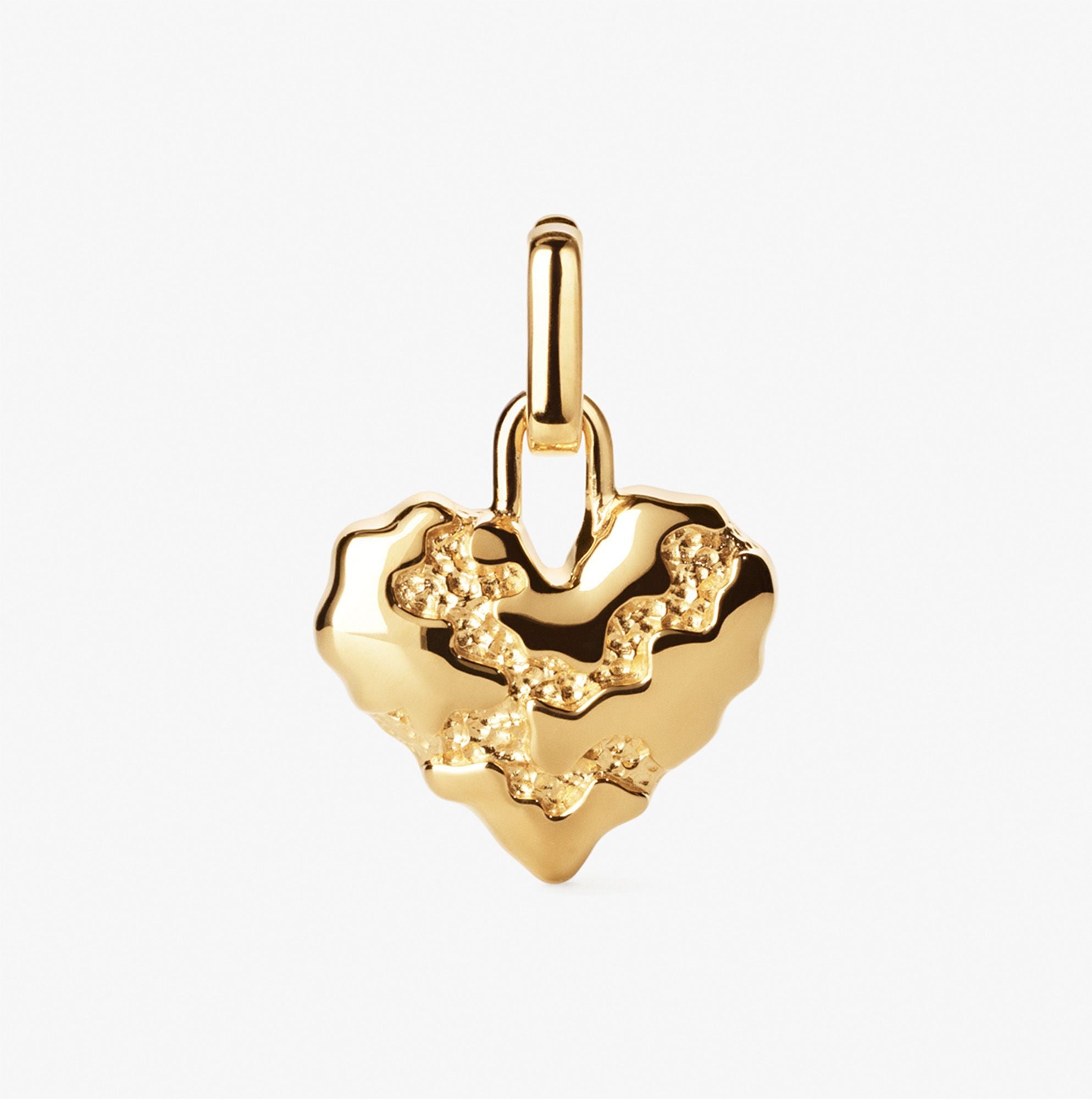 Large Heart Contrast Charm