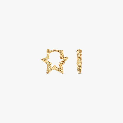 Mini Star Sparkly Hoops