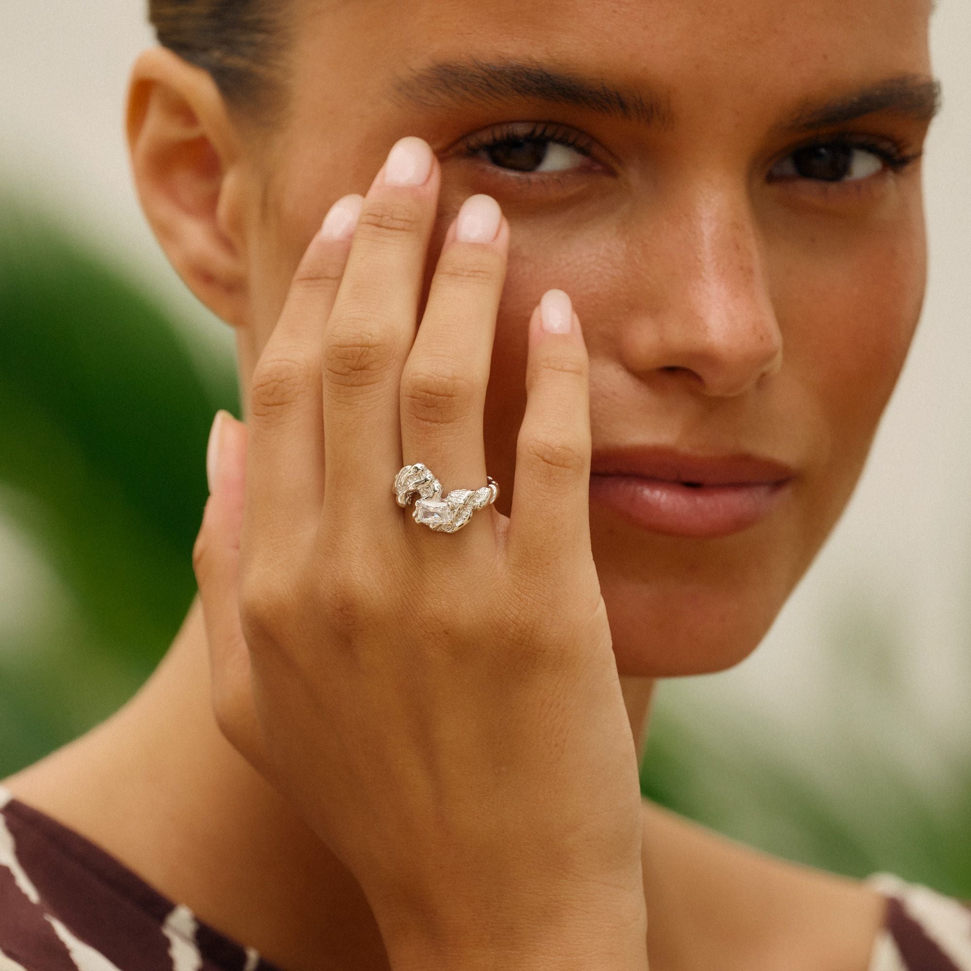 Flare Zebra Ring