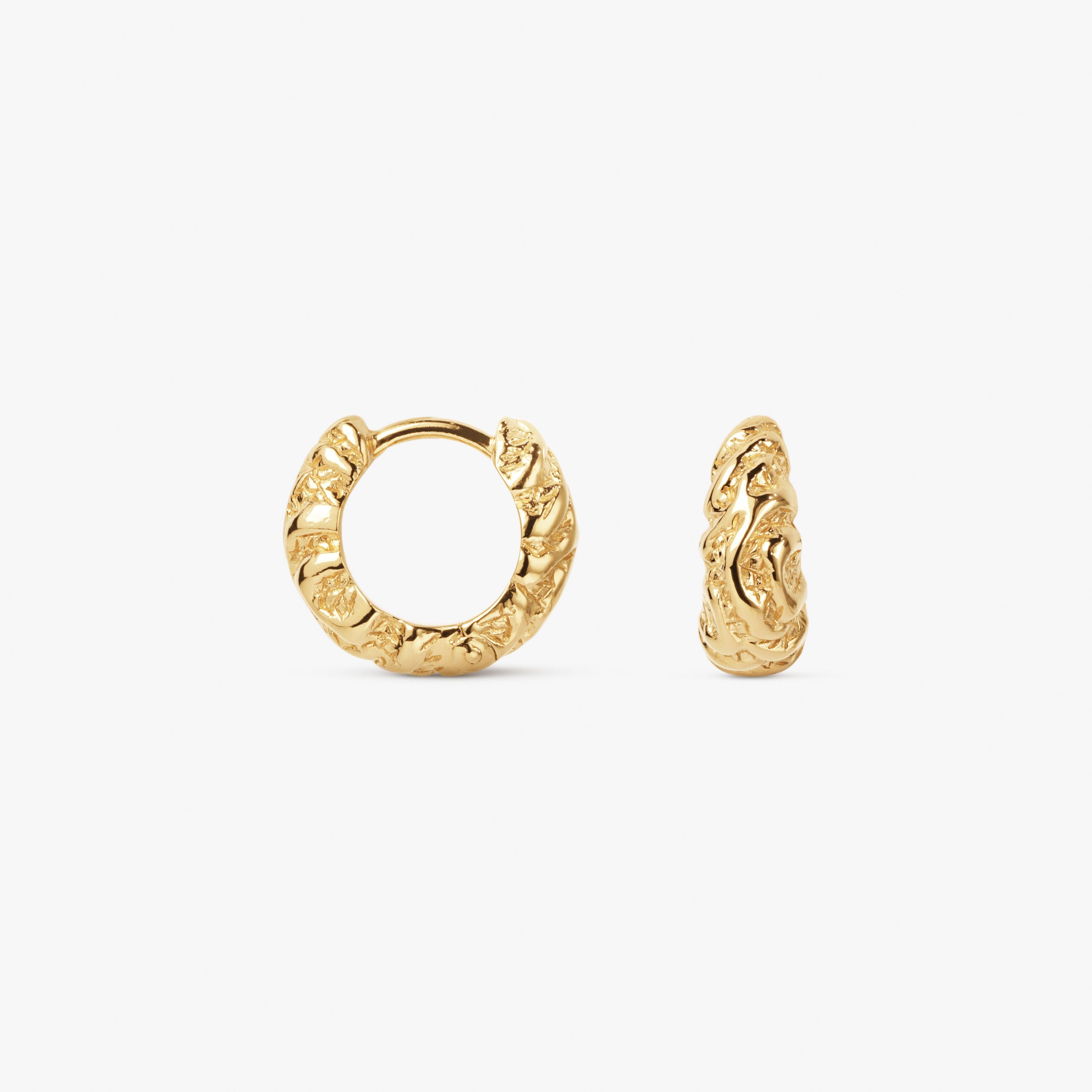Small Zebra Hoops