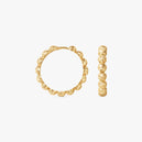 Large Dots Hoops