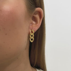 Large Panzer Earrings