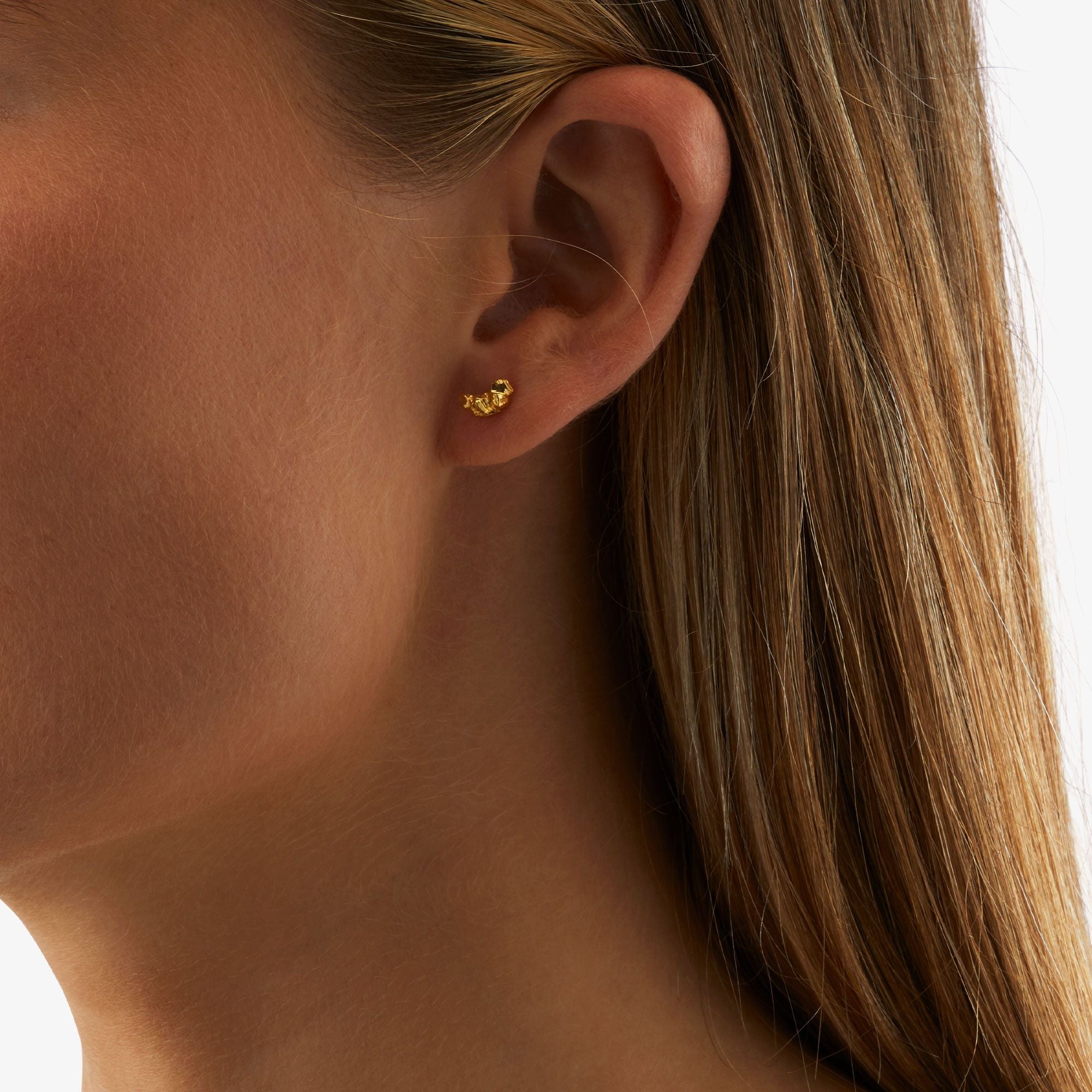 Small Fragment Silicium Stud Earrings