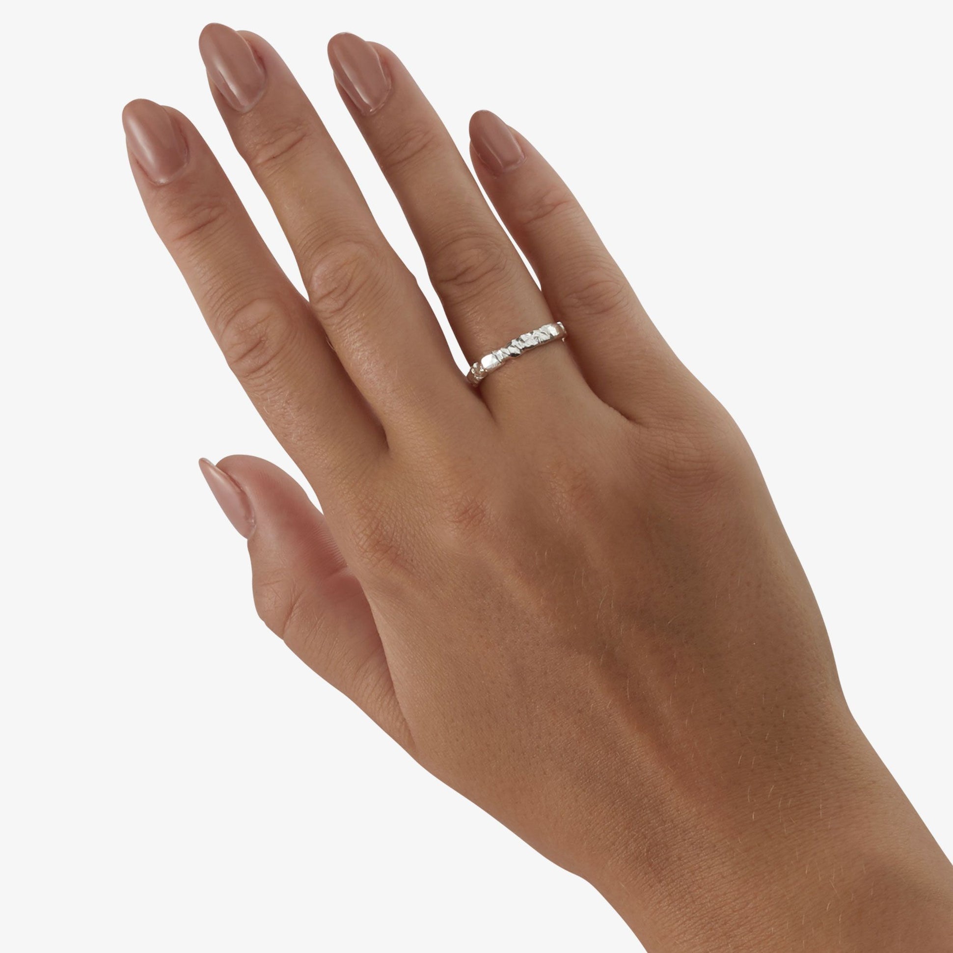 Small Looped Silicium Ring